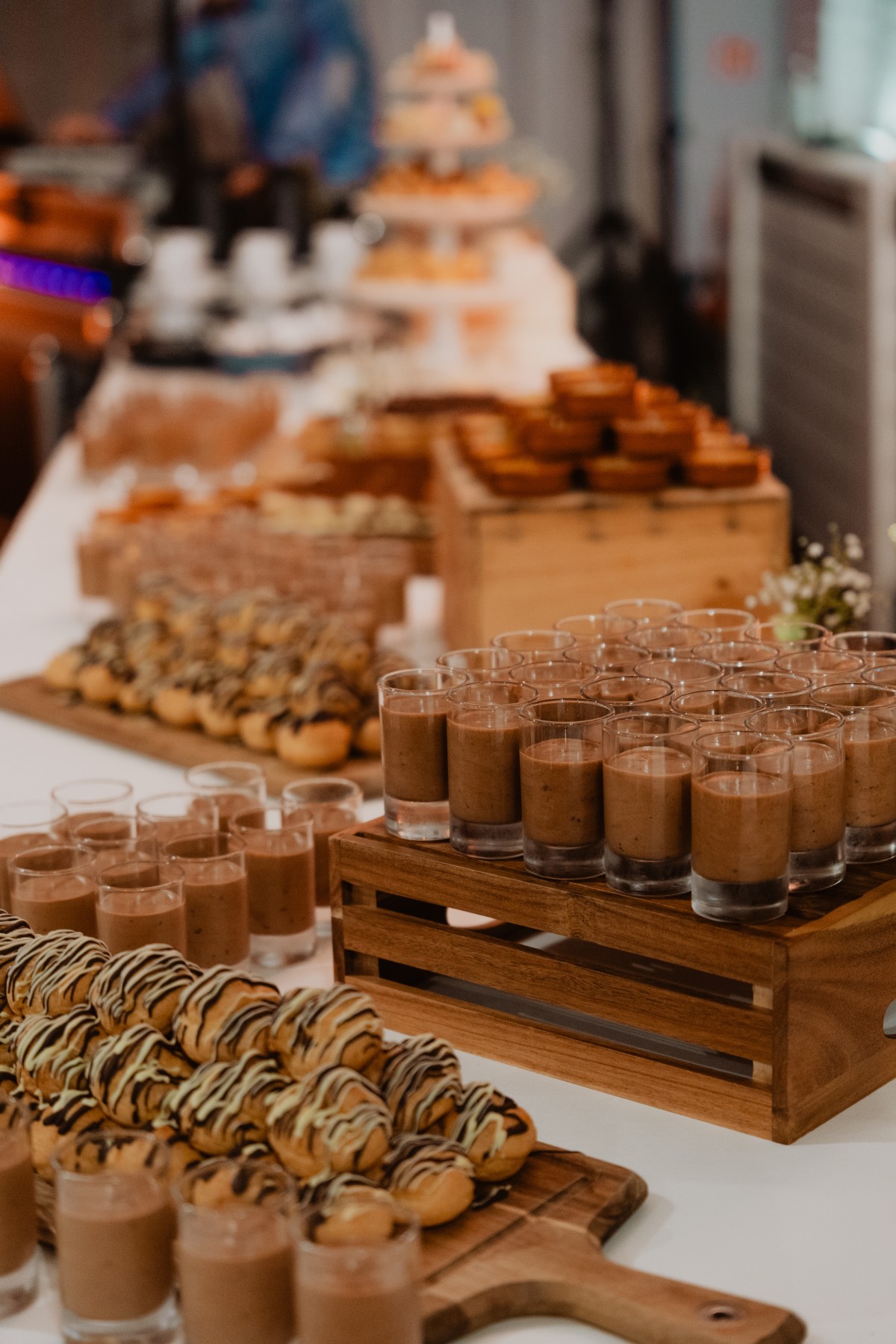 Uitgebreid buffet met hapjes